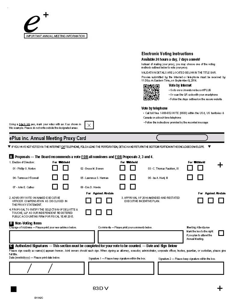 Proxy Card 1