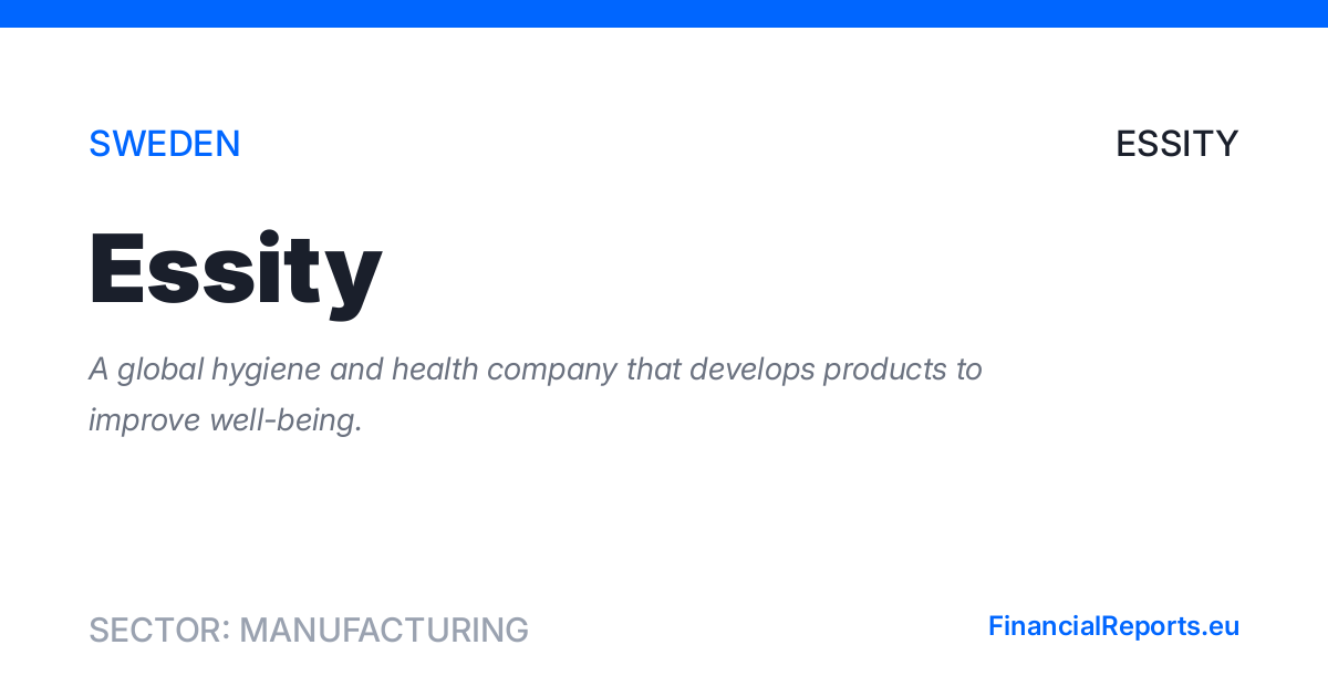 Essity | Investor Relations / Filings / Financial statement