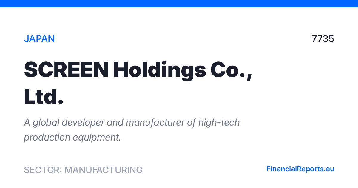 screen holdings co ltd
